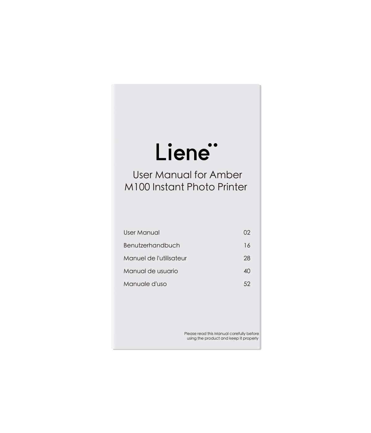 Liene Amber Series M100 4x6 Instant sale Photo Printer w/ 20 Sheets of Photo Paper